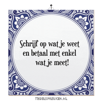 Humor Focus Sticker by Tegelspreuken.nl