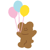Celebrating Happy Birthday Sticker