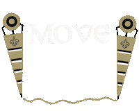 Nfl Move The Chains Sticker by New Orleans Saints