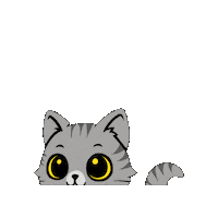 Cat Hello Sticker