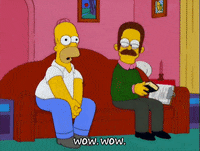 excited homer simpson GIF