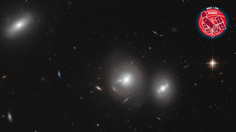 Shining Deep Space GIF by ESA/Hubble Space Telescope