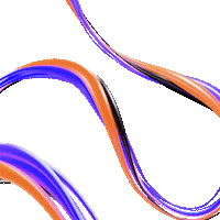 gabardin color liquid swirl red and blue Sticker