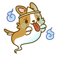 Welsh Corgi Halloween Sticker by Lazy Corgi