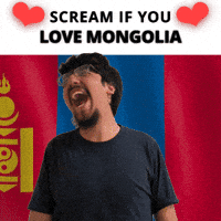 Mongolia Flag Mn GIF