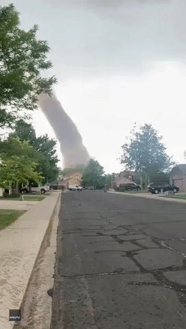 Sirens Blare as Tornado Towers Over Colorado Neighborhood