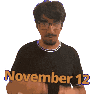 November 12 Sticker