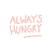 Hungry Food Sticker