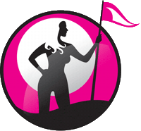 Golf Caddy Sticker by The Platinum Tees