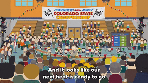 race crowd GIF by South Park 