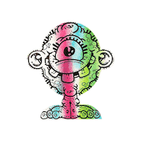 Sticker Eyes Sticker by Phetus