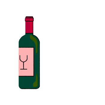 pencilshape giphyupload friday wine drinking Sticker
