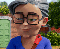 Oh No Grandma GIF by Merge Mansion