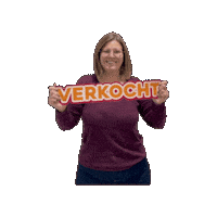 Verkocht Sticker by Immo-Lietaer