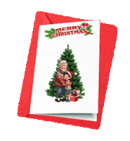Christmas Day Friends Sticker
