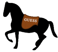 Horse Racing Sticker by GUESS