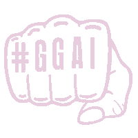 Fist Bump Sticker by Girl Get After It