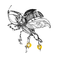 hosfmanrodriguez bug beetle escarabajo lorx Sticker