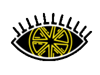 Eye Toulouse Sticker by Studio DOT