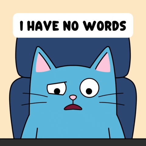 Blue Cat Disbelief GIF