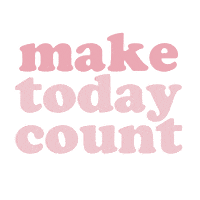 LullaBellz pink hair positive vibes lb Sticker