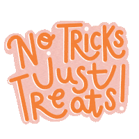 Trick Or Treat Pink Sticker by Charley