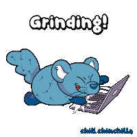 Chill Grinding Sticker by VeeFriends