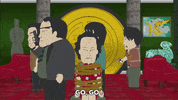 asians running GIF by South Park 