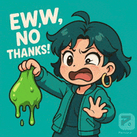 Green Slime Eww GIF by Persona