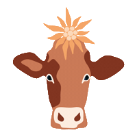 Kuh Sticker by SalzburgMilch