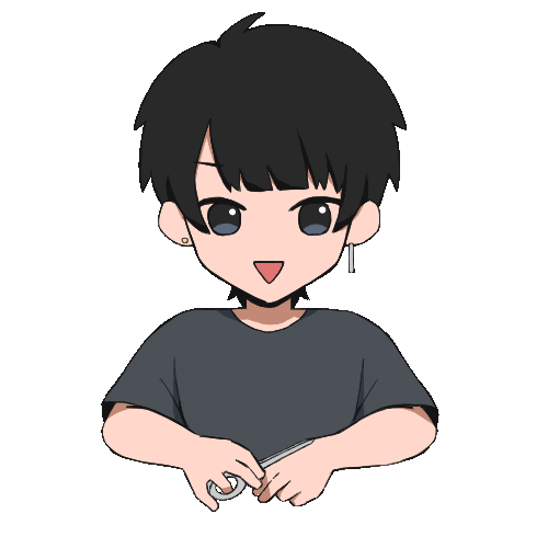 Cut Scissors Sticker