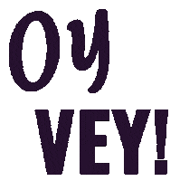 Oy Vey Wow Sticker by JWilsonPix