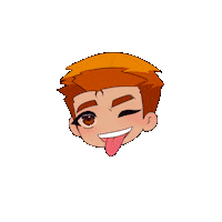 Wink Tongue Sticker