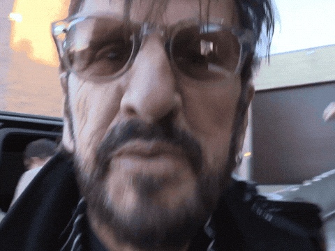 Yelling Ringo Starr GIF by Ringo Peace and Love