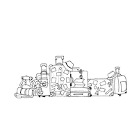 littlemissun sticker travel airport departure Sticker