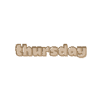 Thursday Weekday Sticker by Natasja | WATZIJZEGT