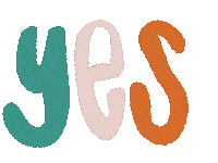Words Yes Sticker