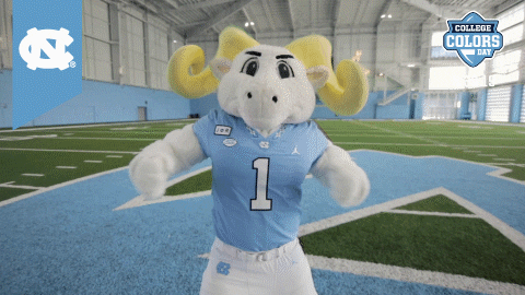 College Sports Unc GIF by College Colors Day
