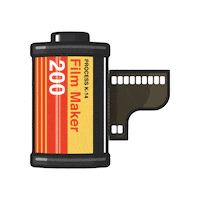 Donsphotoltd film camera dons dons photo Sticker