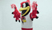 Mascot Reggie GIF by Illinois State University