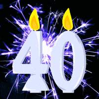 Birthday Flickering GIF