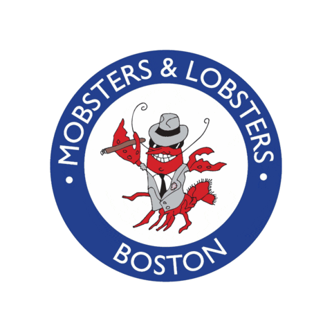 Trolley Party Bus Sticker by Mobsters and Lobsters, Boston