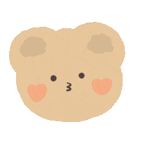Thekefimarket bear cute bear love bear the kefi market Sticker