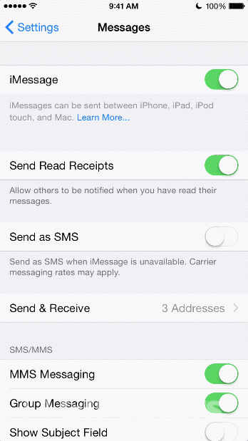 iphone settings by GIF tutors