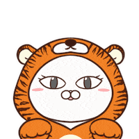 annmeowparty cat new year tiger meow Sticker