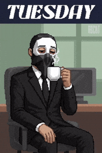 ABCNT coffee work morning tired GIF