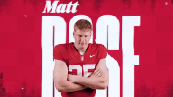 Stanford Football Nod GIF by Stanford Athletics