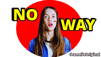 No Way Omg Sticker by amelie