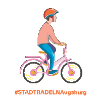 Bike Ride Sticker by Stadt Augsburg