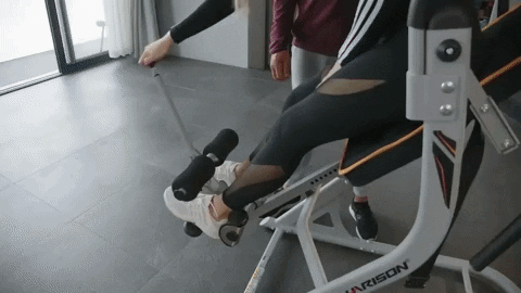 HARISONFITNESS giphygifmaker harison inversion table GIF